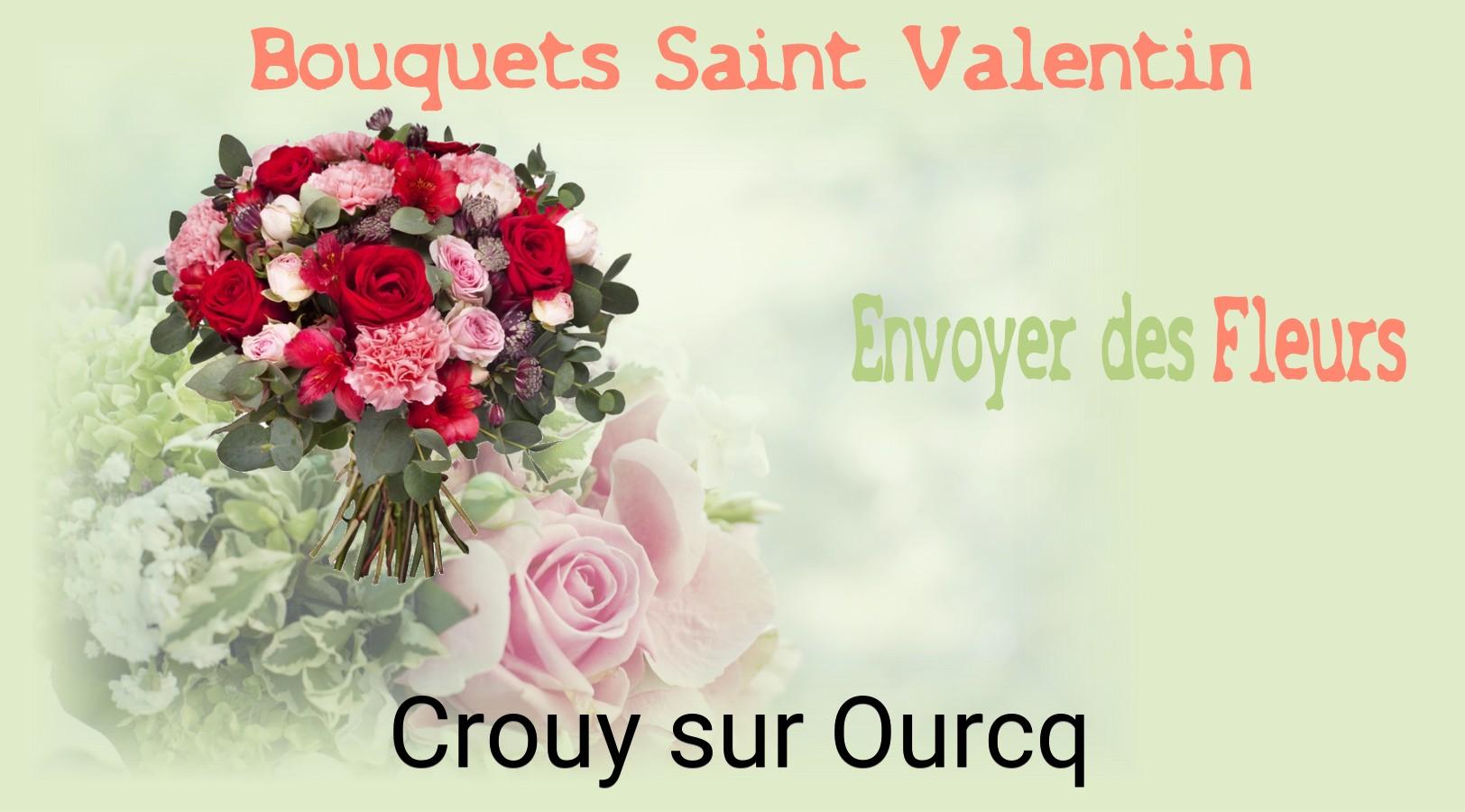 Roses de Saint-Valentin livrées à Crouy-sur-Ourcq